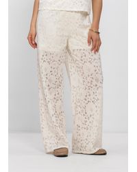 Object - Damen Hosen Objbianca Mw Wide Pant - Lyst