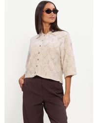 Object - Damen Pullover & Cardigans Objkaisa Flora 3/4 Lo Knit Cardigan Noos - Lyst