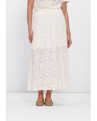 Object - Damen Röcke Objbianca Mw Lo Long Skirt - Lyst
