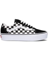 vans blanche platform