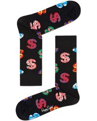 Happy Socks Socken Andy Warhol Dollar - Schwarz