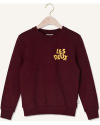 Les Deux - Jungen Pullover & Cardigans Logo Sweatshirt - Lyst