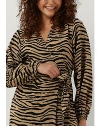 Neo Noir - Minikleid Oaklynn Graphic Zebra Dress - Lyst
