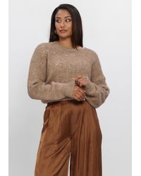 Nukus - Damen Blusen Konstanza Pullover Flower - Lyst