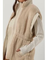 10Days - Gilet Reversible Waisted Teddy Vest - Lyst