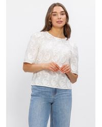 Object - Damen Tops & T-Shirts Objmya 2/4 Re Top - Lyst