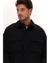 Calvin Klein Overshirt Fleece Lined Cargo Overshirt - Schwarz