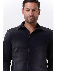 PUREWHITE - Casual-oberhemd Plain Denim Shirt With Buttons - Lyst