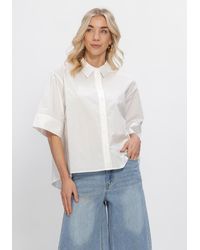 Object - Damen Blusen Objelly Hope 2/4 Lo Shirt - Lyst