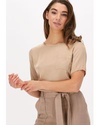 Simplee - Top Woven Top Dimm Satin - Lyst