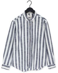 Anerkjendt Casual-oberhemd Akkonrad Striped Shirt Blau/weiß in Blau für Herren Herren Bekleidung Hemden Freizeithemden und Hemden 