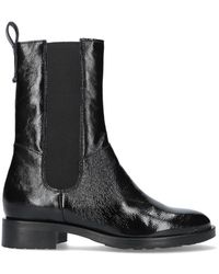 Omoda Sonia Enkellaarsjes Enkelboots Dames Cognac - Schoenen.nl