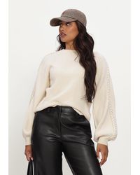 Object - Damen Pullover & Cardigans Objhannah L/S Re Knit Pullover Noos - Lyst