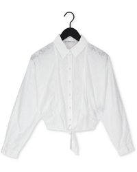 Guess Bluse Ls Tina Shirt - Weiß