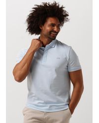 Lacoste - Herren Polos & T-Shirts Regular Fit Cotton Blend Polo Shirt - Lyst