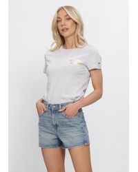 Tommy Hilfiger - Damen Tops & T-Shirts Tjw Reg Tj Bubble Ss Tee Ext - Lyst