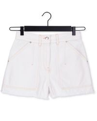 Damen Bekleidung Kurze Hosen Jeans-Shorts und Denim-Shorts IRO Kurze Hose Ribou in Weiß 