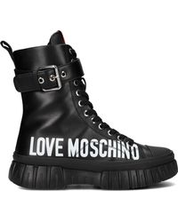 Love Moschino Schnürboots Ja15695 - Schwarz