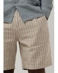 Scotch & Soda - Kurze Hose Fave - Printed Cotton/linen Bermuda Short - Lyst