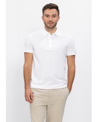 Lacoste - Herren Polos & T-Shirts Regular Fit Cotton Blend Polo Shirt - Lyst