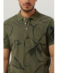PME LEGEND - Polo-shirt Short Sleeve Polo Stripe Outline Flower - Lyst