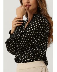 Neo Noir - Bluse Stone Fading Ink Blouse - Lyst