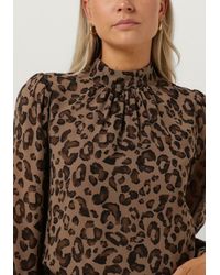 Object - Bluse Objmila L/s High Neck Top Noos - Lyst