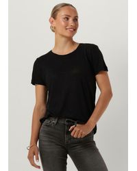 Second Female - Damen Tops & T-Shirts Peony O Neck Tee - Lyst