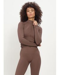 Aim'n - Damen Pullover & Cardigans Shape Seamless Zip Jacket - Lyst