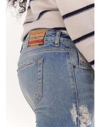 DIESEL Bootcut Jeans 1969 D-ebbey - Blau