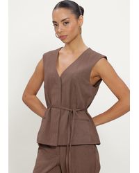 Object - Damen Blazers Objlisa Re Tie Waistcoat Noos - Lyst