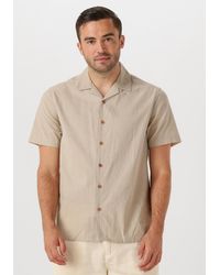 Anerkjendt - Herren Hemden Akleo Sss Cot/Linen Shirt - Lyst
