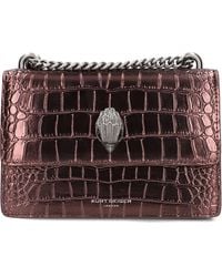 Kurt Geiger - Umhängetasche Shoreditch Sm Crossbody Croc Print - Lyst