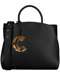 Coccinelle Zwarte Handtas Concrete Medium