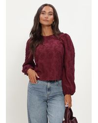 Object - Damen Blusen Objmya Re L/S Top Noos - Lyst