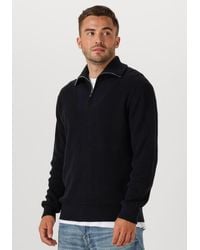 Pure Path - Herren Pullover & Cardigans Loose Fit Half Zip Knitwear - Lyst