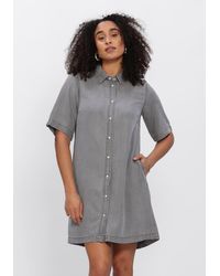 Object - Damen Kleider Objframa 2/4 Re Denim Dress - Lyst