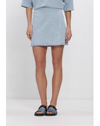 Object - Damen Röcke Objsanni Mw Short Denim Skirt - Lyst