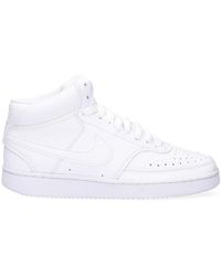 Chaussure Court Vision Mid pour Cuir Nike en coloris Bleu - 55 ... Chaussure Court Vision Mid pour Cuir Nike en coloris Bleu - 55 ...