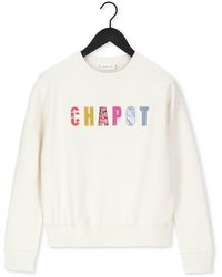 FABIENNE CHAPOT Pullover Chapot Sweater Nicht-gerade - Weiß