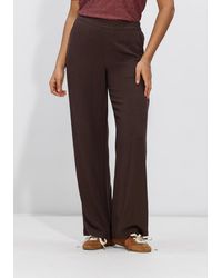 Object - Damen Hosen Objsanne Aline Wide Pant - Lyst