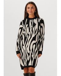 Object - Damen Kleider Objray L/S Knit Dress Aop - Lyst
