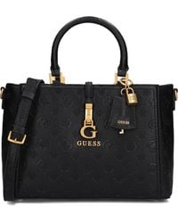 Guess - Handtasche James Logo Girlfriend Satchel - Lyst