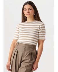 Object - Damen Tops & T-Shirts Objester S/S New Knit Pullover - Lyst