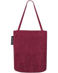 Omoda Rote Shopper Kord Tasche