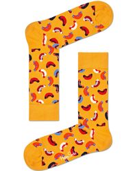 Happy Socks Socken Hotdog - Schwarz