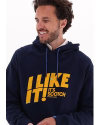 Scotch & Soda - Sweatshirt Graphic Raglan Sleeve Felpa Hoodie - Lyst