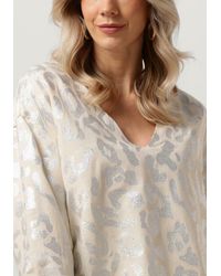 Alix The Label - Bluse Ladies Woven Lurex Animal Blouse - Lyst