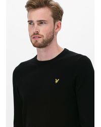 Lyle & Scott - Pullover Crew Neck Cotton Merino Jumper Herren - Lyst