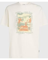 O'neill Sportswear - Photo Front Print T-Shirt - Lyst